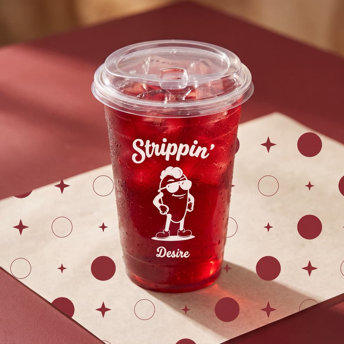 Hibiscus Strawberry Iced Tea